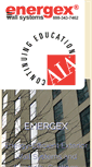 Mobile Screenshot of energexwallsystems.com